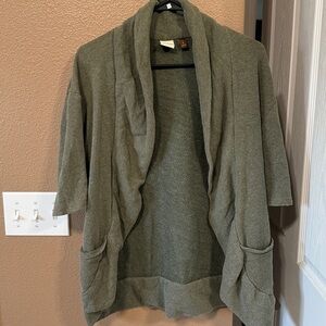 🥳 7/ $10!! Sonoma Heather Green Knit Sweater